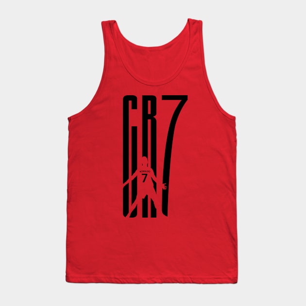 Cristiano Ronaldo, CR7 Tank Top by FAT1H